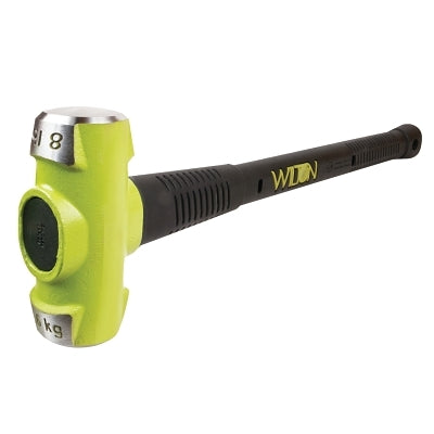 B.A.S.H Unbreakable Handle Sledge Hammer, 8 lb Head, 36 in Ergonomic Handle