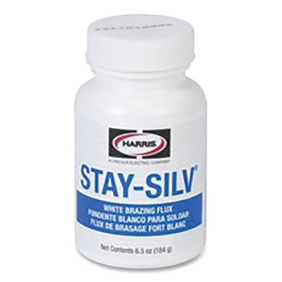 Stay-Silv Brazing Flux, 7 oz Brush Cap Bottle, White