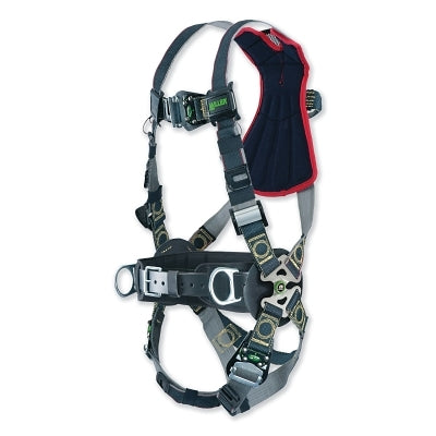 Revolution Arc-Rated Full Body Harness, Quick-Connect Leg Strap Buckles, Universal, Side D-Rings and Pad
