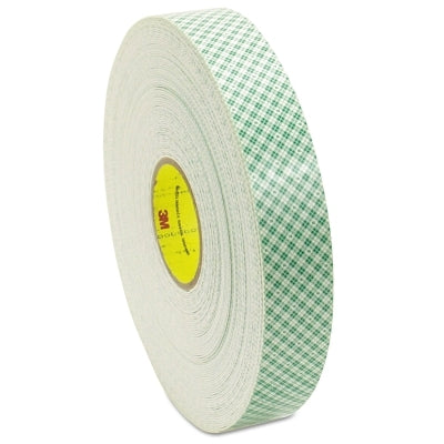 3M 021200-06454 Double Coated Urethane Foam Tapes 4016, 3/4 in X 36 yd, 62 mil, Off-White