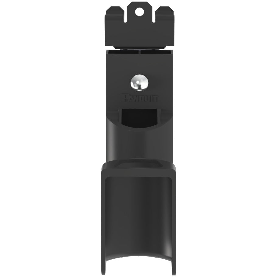 J-Pro Cable Support With Hammer-On Beam Clamp, Max. Bundle Dia. 2.00 in., 5/16 to 1/2 in. Flange, Nylon 6.6, Black