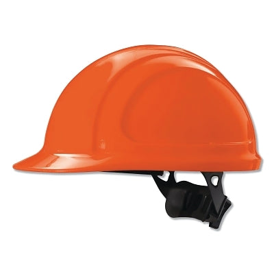 North Zone N10 Quick Fit Hard Hat, 4 Point, Front Brim, Orange