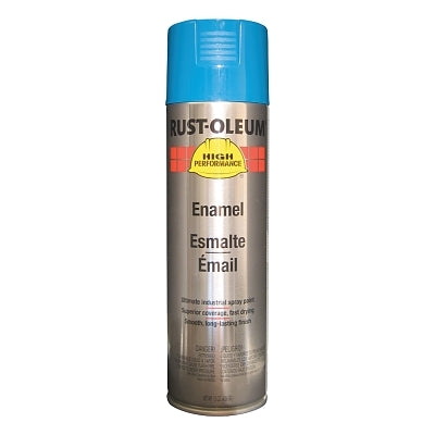 High Performance V2100 System Enamel Aerosol, 15 oz Can, Safety Blue, Gloss