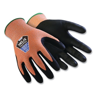 Helix Abrasion Resistant Gloves, 2052, A7 Cut, Large, Hi-vis Orange