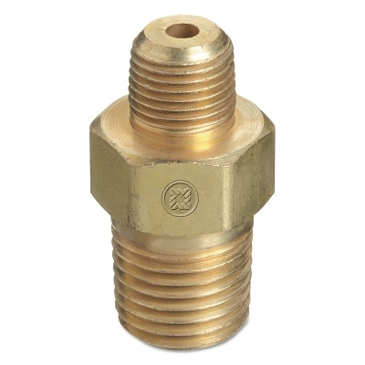 Pipe Thread Reducer Bushings, Brass, 1/4 in (NPT); 3/8 in (NPT)