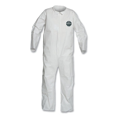 ProShield 50 Collared Coveralls with Open Wrists/Ankles, White, X-Large
