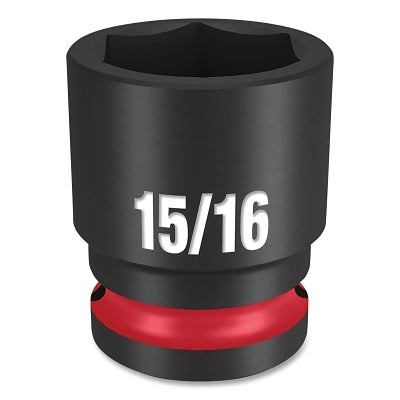 SHOCKWAVE Impact Duty 1/2 in Drive Standard Impact Socket, 6 Point, 15/16 in