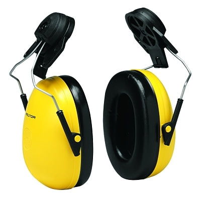 3M H9P3E PELTOR Optime 98 Earmuff, 23 dB NRR, Yellow, Cap Mount