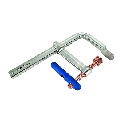 4800S Series Heavy-Duty Spark-Duty Copper-Plated F-Clamp, 12 in Opening, 7 in Throat Depth, 4,880 lb Load Cap