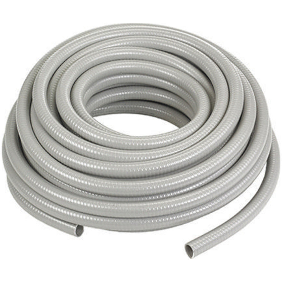 PolyTuff I Non-Metallic Gray Liquidtight Flexible Conduit, 1/2 in.