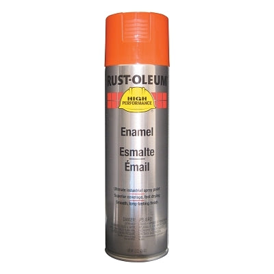 High Performance V2100 System Enamel Spray Paint, 15 oz, Equipment Orange, Gloss Finish