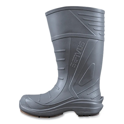 Work Light Industrial Boot, Size 13, 15 in H, Ethylene-vinyl Acetate/Nitrile, Dark Gray