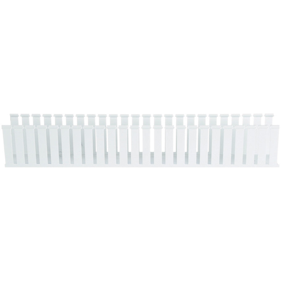 Type G Wide Slot Wiring Duct, White, 6 ft., 3 in. W
