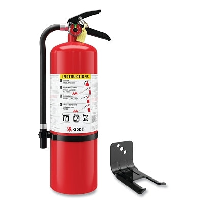 Pro Multi-Purpose Fire Extinguisher, ABC Fire Type, 10 lb Capacity, Includes Wall Hanger