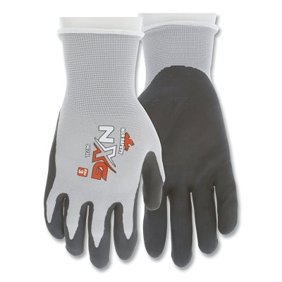 NXG Nitrile Coated Work Gloves, 9673, Medium, Black/Gray