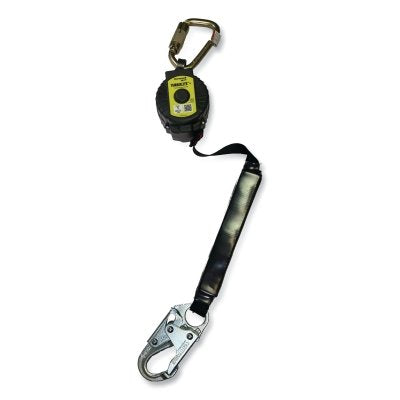 Turbolite+ Fall Limiter, Vectran, 6 ft, Carabiner, Locking Rebar Hook, 420 lb, 1 Leg
