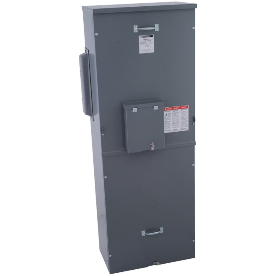 Main fusible (Class T) switch unit, EZ Meter-Pak, 1200A, 240VAC max, 3ph/4W, 1200A bus, UG, Type 3R