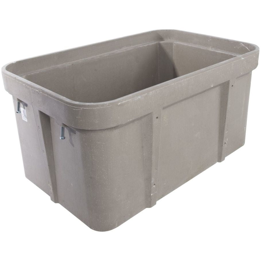 Quazite PG Style Enclosure Base, Polymer Concrete, Standard Open Bottom, 30 x 48 x 24 in., Lids Sold Separately, Box Only