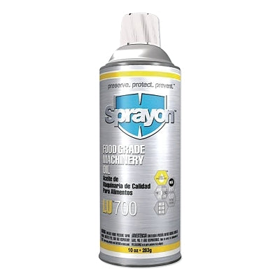 LU700  Food Grade Machine Oil, 10 oz Aerosol Can