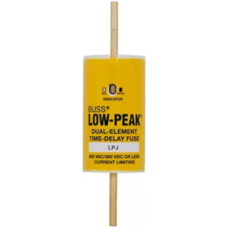 Low-Peak LPJ-SPI Series Class J Time Delay Fuse, Indicating, Dual-Element, Current-Limiting, 175A, 600VAC/300VDC