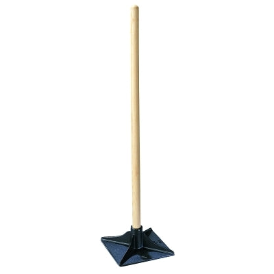 Tamper, 8 in x 8 in, Steel, 42-1/2 in Ash Handle
