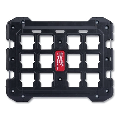 PACKOUT Organizer Parts and Accessory, 100 lb Cap Floor Mount or 50 lb Cap Wall Mount Plate