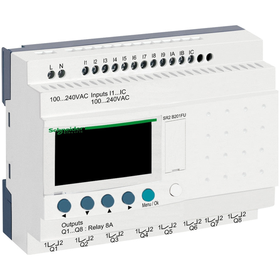 Zelio SR2 Relay 12 Discrete I/8 Relay O