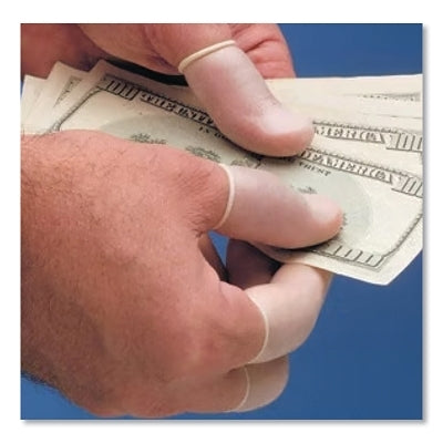 Powder-Free Latex Finger Cot, 125LWR, 3 mil, Medium, White