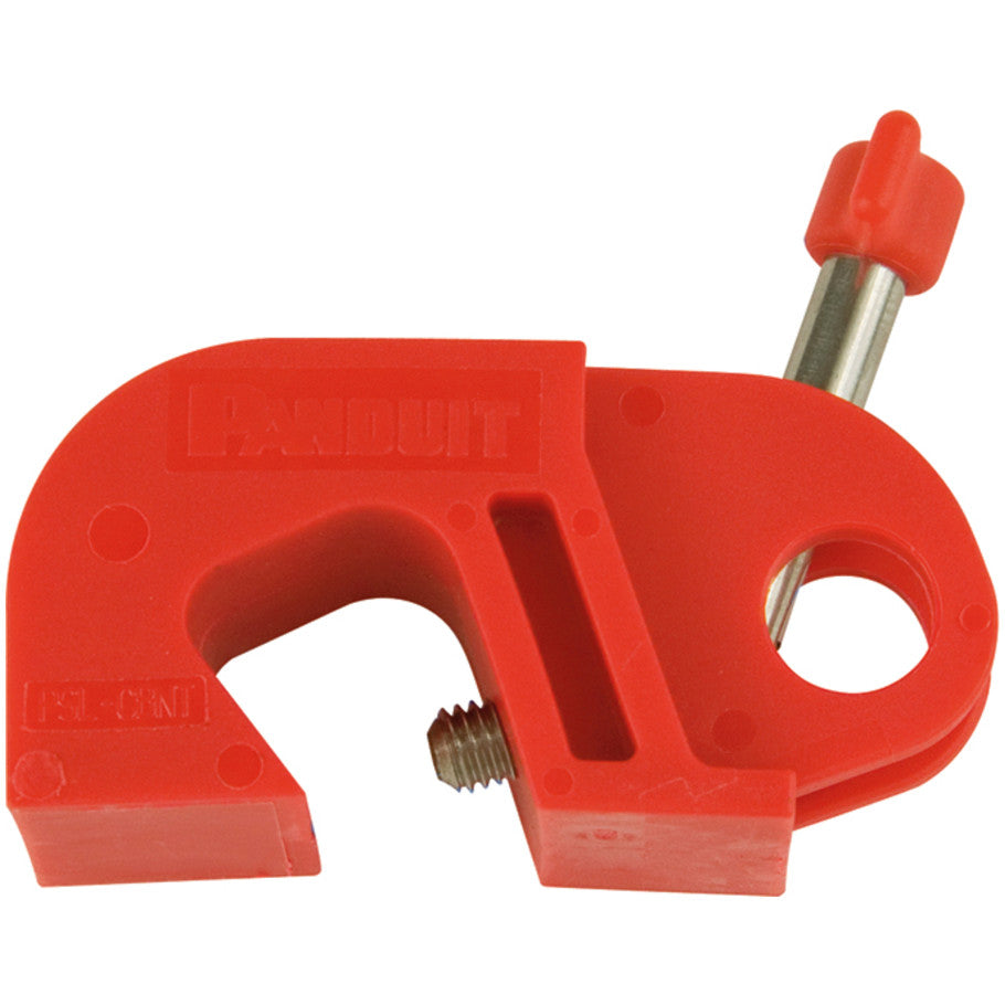 PSL-CBNT Circuit Breaker Lockout no tool, Nylon, Red, 2.05"x0.75", PK1