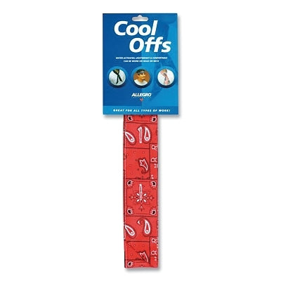 Cool Offs Neck Wrap/Headband, 2 in W x 38 in L, Cowboy Red