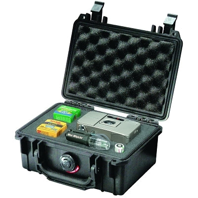 Protector Case Series Small Case, 1120 WF/WL, 0.07 ft, 7.29 in L x 4.78 in W x 3.33 in H Interior, Black