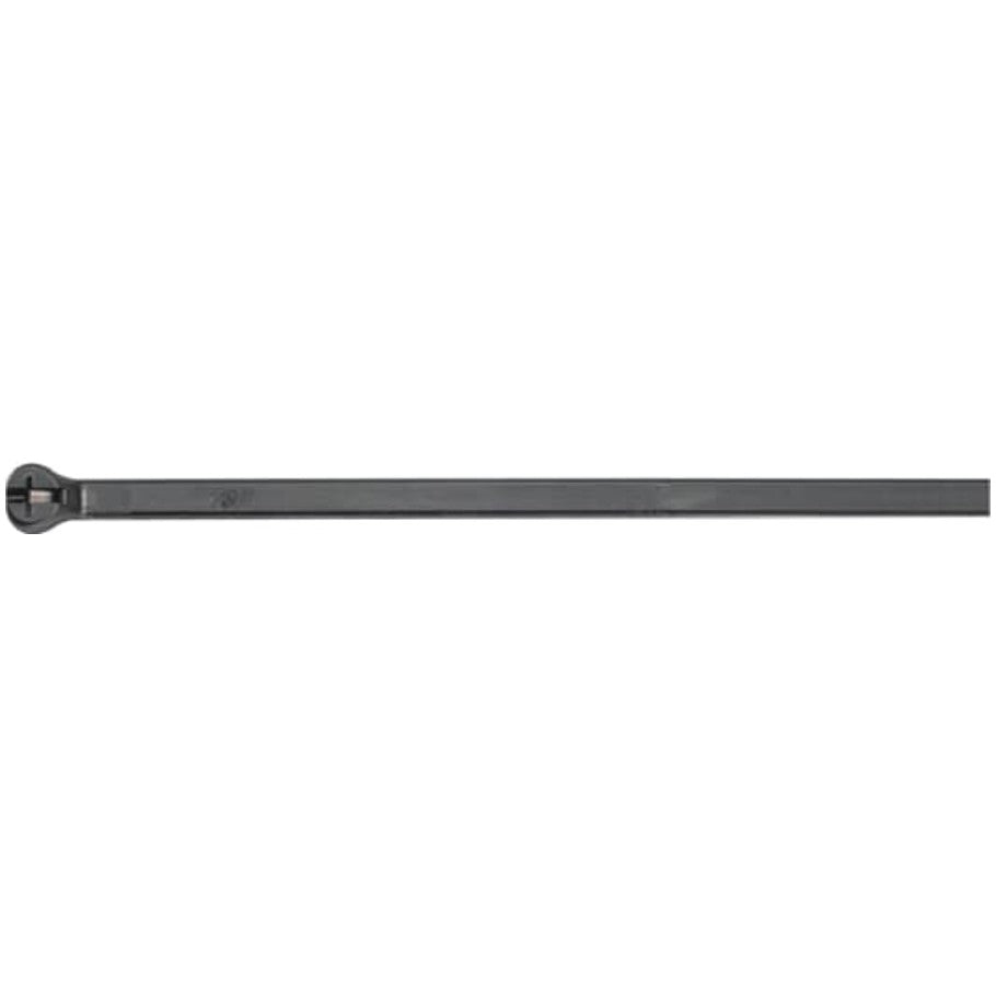 Cable Ties, Nylon, Polyamide 6.6, 14.12 in L, 4.01 in. Capacity, 35 lb. Strength, Black