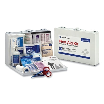 25 Person First Aid Kit, Metal Case