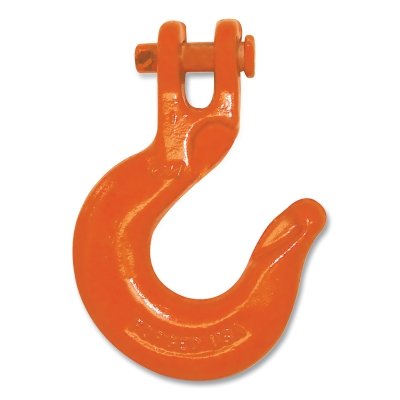 Grade 63 Clevis Slip Hook, 3/8 in, 5500 lb, Grade 63/70, Orange Paint