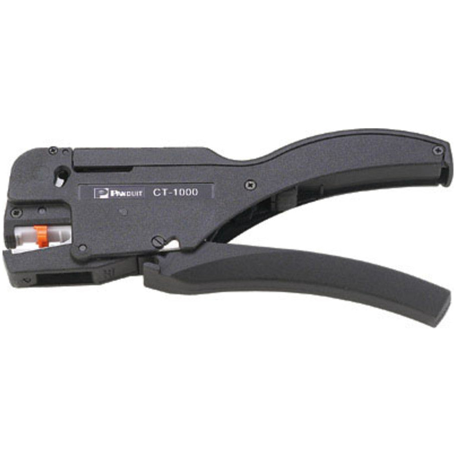 Ferrule Crimp Tool, Black, Trapezoid Profile, 20 to 14 AWG, Compatible with Pan-Term Ferrules