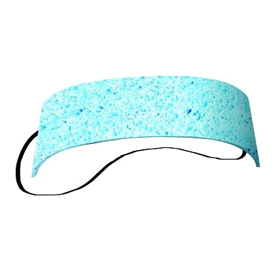 Disposable Pre-Moistened Cellulose Sweatband, Blue, 25 EA/PK