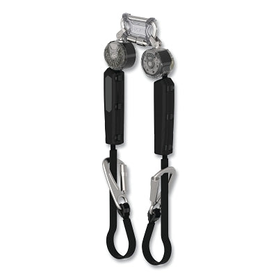 V-TEC Personal Fall Limiter, Twin Leg Tie-Back, 6 ft, 400 lb Load Cap, FP5K Top Connector, TLALTAK Bottom Connector