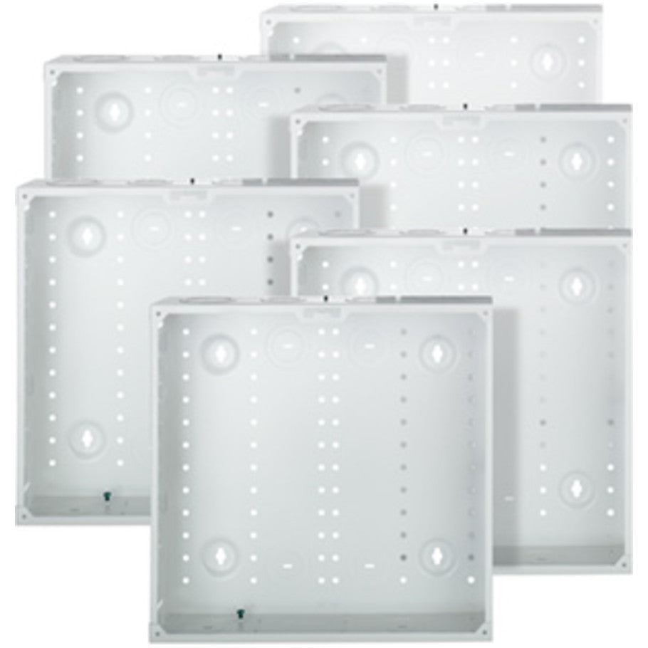 Structured Media Enclosure without Cover, White Powder Coated, 20-Gauge Steel, 14 H x 14.38 W x 3.6 in. D, Job Pack
