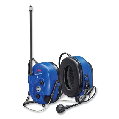 3M MT73H7B4D10NA-50 PELTOR WS LiteCom PRO III Headset, 28 dB Attenuation Rating, Royal Blue, Neckband Suspension