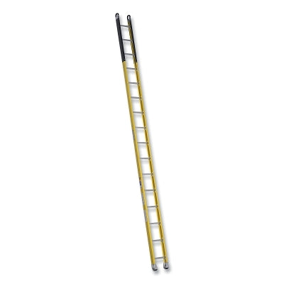 Manhole Ladder, IAA, M7116-1, 16 ft L, 12.4 in W, 375 lb Load Capacity, Fiberglass
