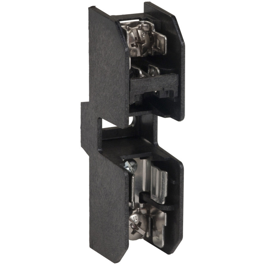 9080FB Series Terminal Block Fuse Holder, Thermoplastic, 1-Pole, Class CC, 600V ac/dc, 30A, 0.85 H x 129 W x 3.13 L in.