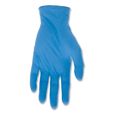 NitriShield Powder Free Disposable Gloves, Premium Medical Grade, Textured Grip, 4.5 mil, X-Large, Blue