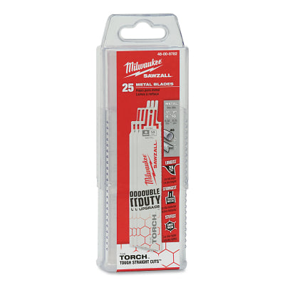 THE TORCH Bi-Metal SAWZALL Blade, 6 in L, 14 TPI, For Scheduled 80 Pipe/Angle Iron, 25 EA/PKG