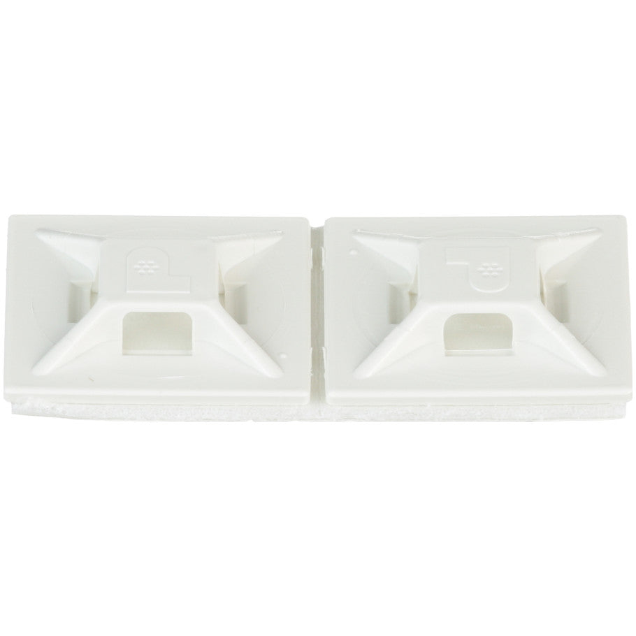 ABS Cable Tie Mount With Rubber Adhesive, 4-Way, Pack of 500