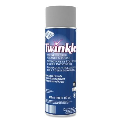 Stainless Steel Cleaner and Polish, Light Lemon Scent, 17 oz, Aerosol Can