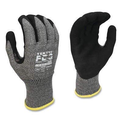 TEKTYE Work Glove, A4 ANSI Cut, 13-gauge, FDG Reinforced Thumb, X-Large, Gray