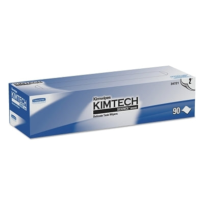 Kimtech Science Kimwipes Delicate Task Wipers, Pop-Up Box, White, 90 per box