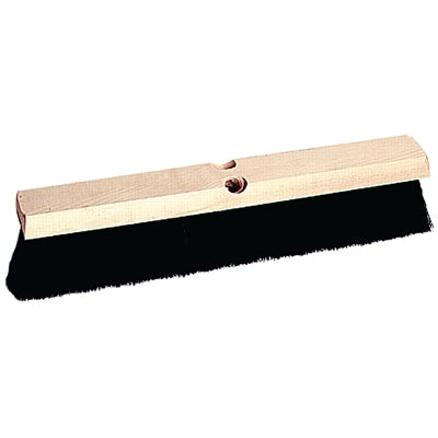 Tampico Medium Sweep Brush, 18 in Hardwood Block, 3 in Trim L