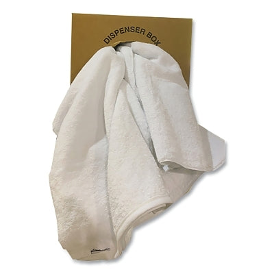Reclaimed Wiping Product, White, 50 lb Compressed Box, Rags