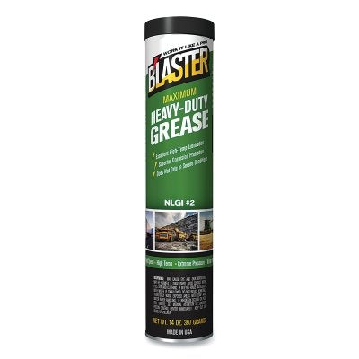 Maximum Heavy-Duty Grease, 14 oz, NLGI Grade 2, Green